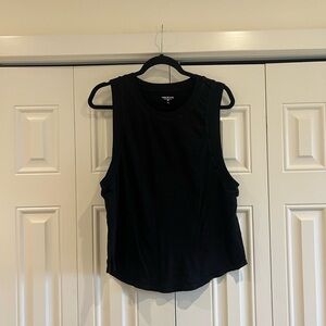 Year of Ours Black Sleeveless Tank Top